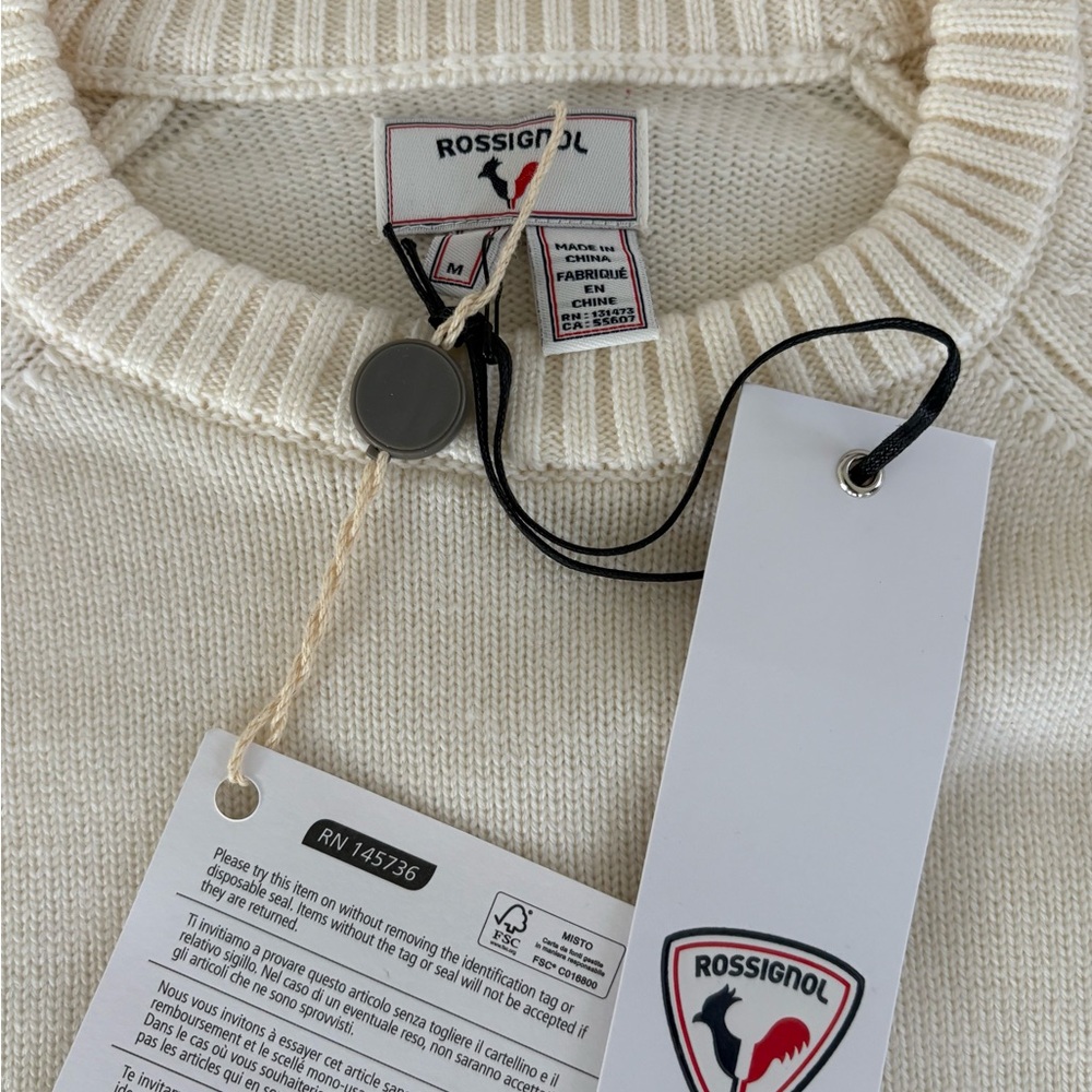 Rossignol Cream Knit Sweater - Picture 4 of 12